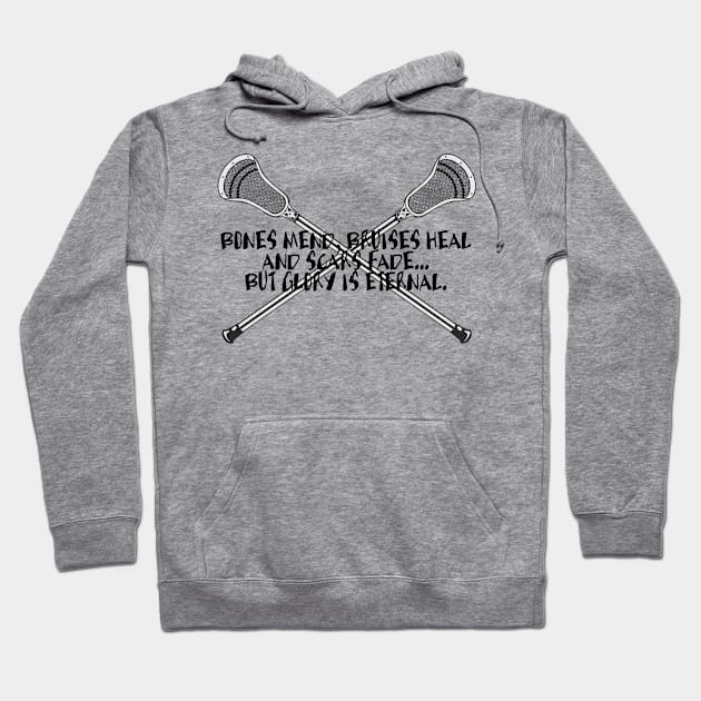 Lacrosse Glory Crosses Hoodie by YouGotThat